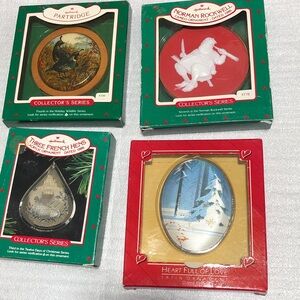 Vintage Hallmark Christmas ornaments Lot